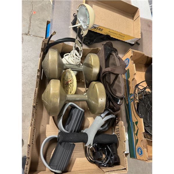 Exercise items and laps