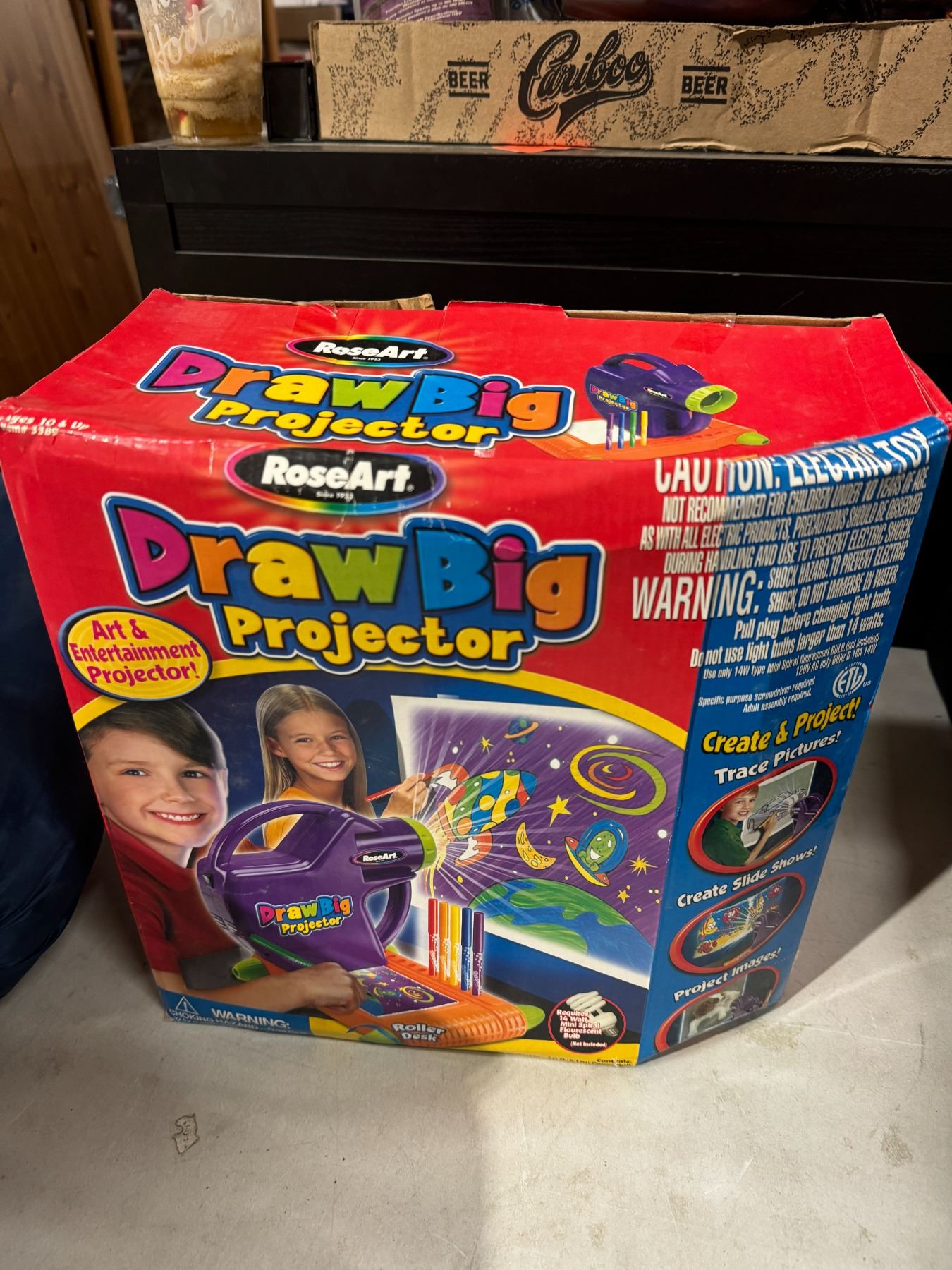 Draw big projector