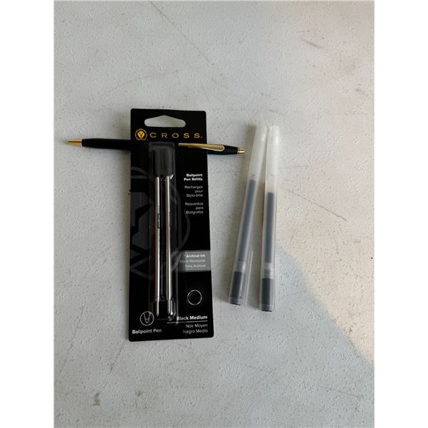 Cross, pen and refills and other pens