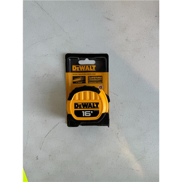Dewalt 16 foot tape measure