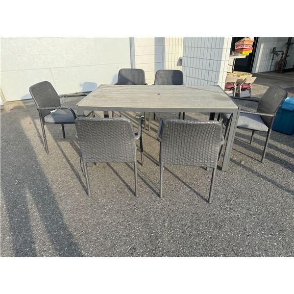Patio table and chairs