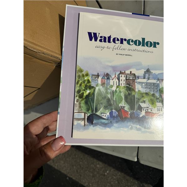 Watercolor artist book