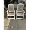Image 1 : Reclining patio chairs