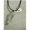 Image 2 : Clear, quartz healing stone necklace