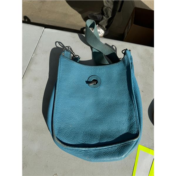Blue purse Hermes some wear