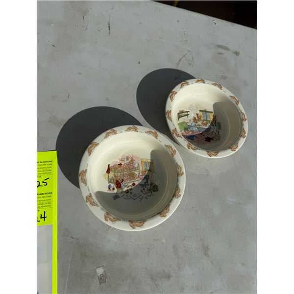 Bunnykins  bowls