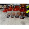 Image 1 : 4 height adjusting stools