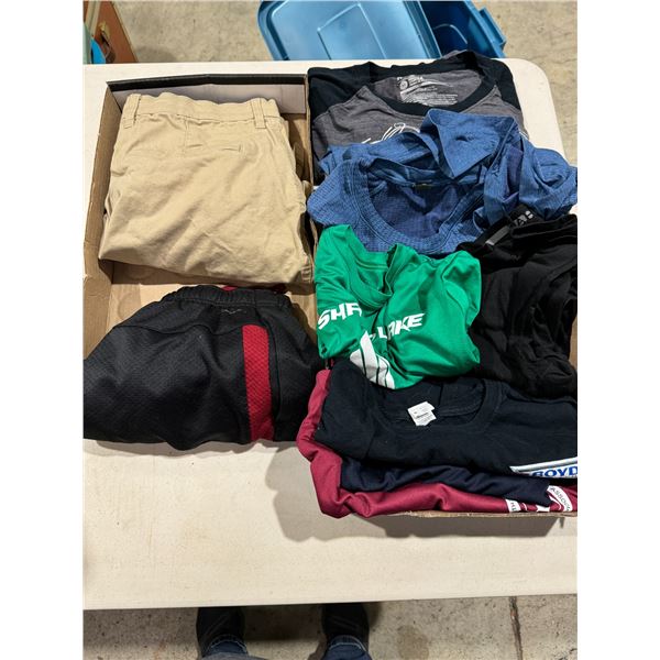 Assorted size clothing