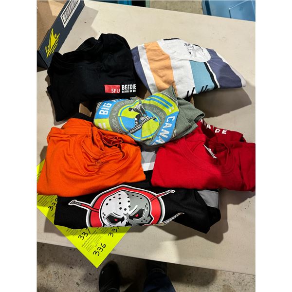 T-shirts and jersey, medium, and other