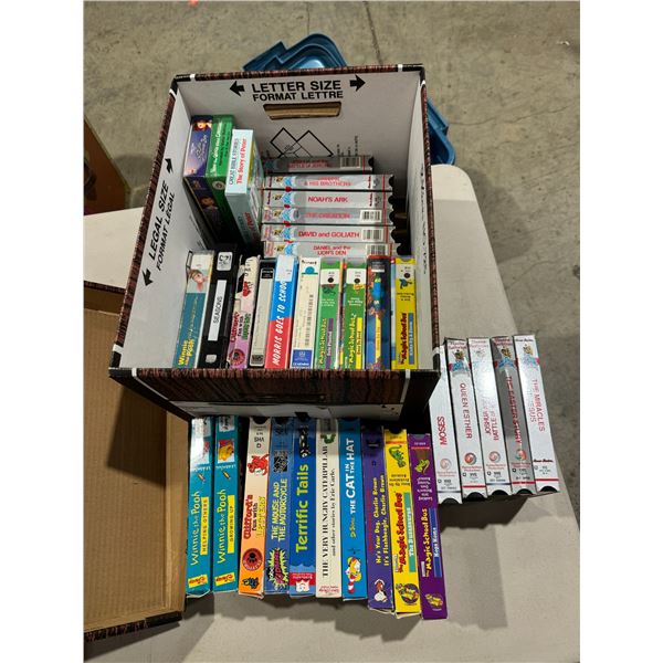 VHS tapes