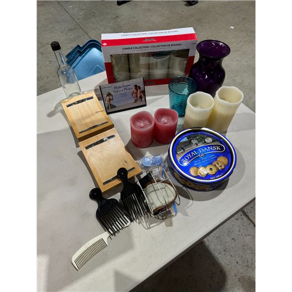 Candles and other items