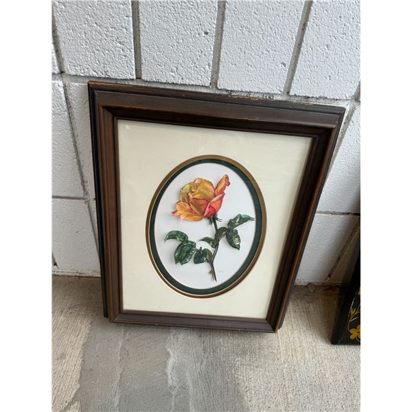Floral wall hanging