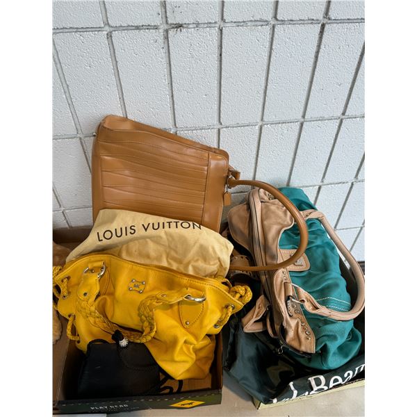 Handbags some wear  and  Louis Vuitton dust bag