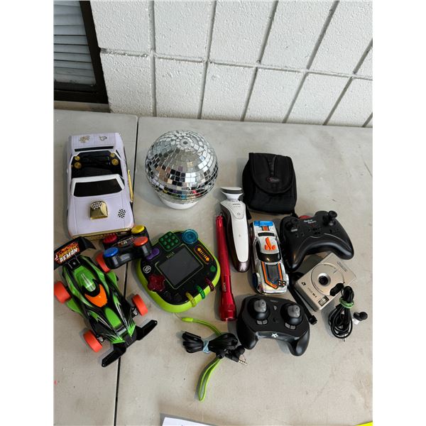 Toy cars and other items