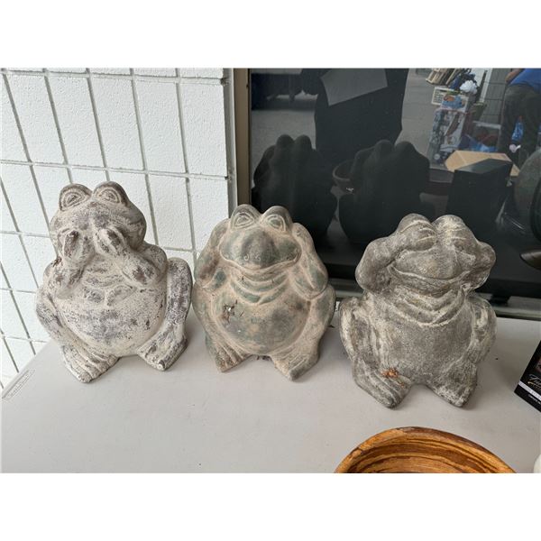 Speak no evil hear no evil see no evil frogs
