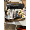 Image 1 : VHS player and VHS tapes