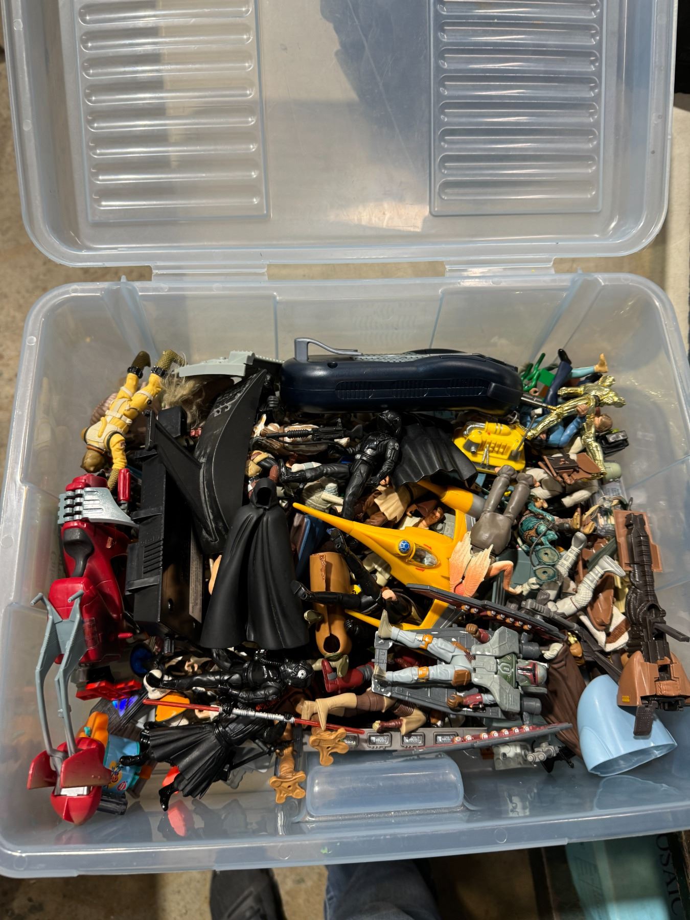 Lot Figurines Star Wars Hasbro - Mix De Personnages En Plastique - Occasion
