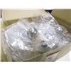 Image 1 : #460 CHROME CABINET BALL KNOBS WITH BACK PLATES, QTY 20