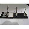 Image 1 : SN. COAT HOOKS ON ESPRESSO BOARD