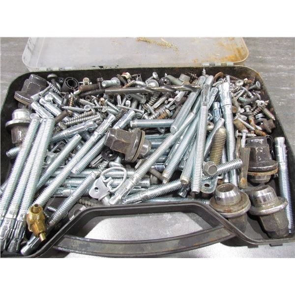 CONTAINER OF SCREWS /BOLTS/LUG NUTS