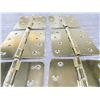 Image 1 : 4" 1/4 RD BUTT HINGES, BRASS , 2 SETS