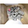Image 1 : 3/4 X 3/4 X 1/2 BLACK T FITTINGS  QUANTITY 8
