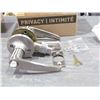 Image 1 : PRIVACY DOOR LEVER  ERIE SATIN NICKEL