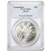 Image 1 : 1995-D $1 Olympics Gymnastics Commemorative Silver Dollar Coin PCGS MS69