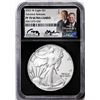 Image 1 : 2022-W $1 Proof American Silver Eagle Coin NGC PF70 Ultra Cameo Moy & Ryder Signed