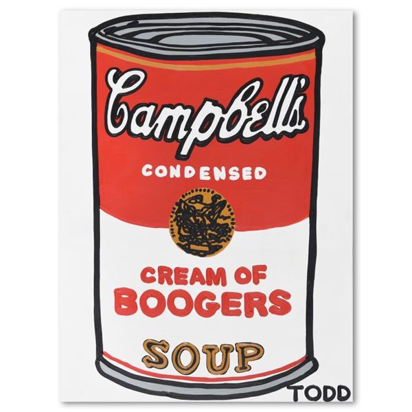 Todd Goldman "Cream of Boogers Soup" Original Acrylic on Canvas