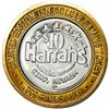 Image 3 : .999 Silver Harrahs Reno, Nevada $10 Casino Limited Edition Gaming Token