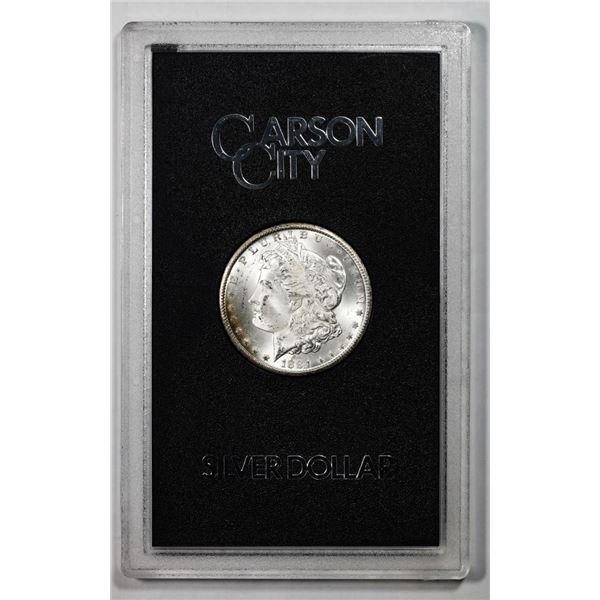 1884-CC $1 Morgan Silver Dollar Coin GSA Hoard Uncirculated w/Box & COA