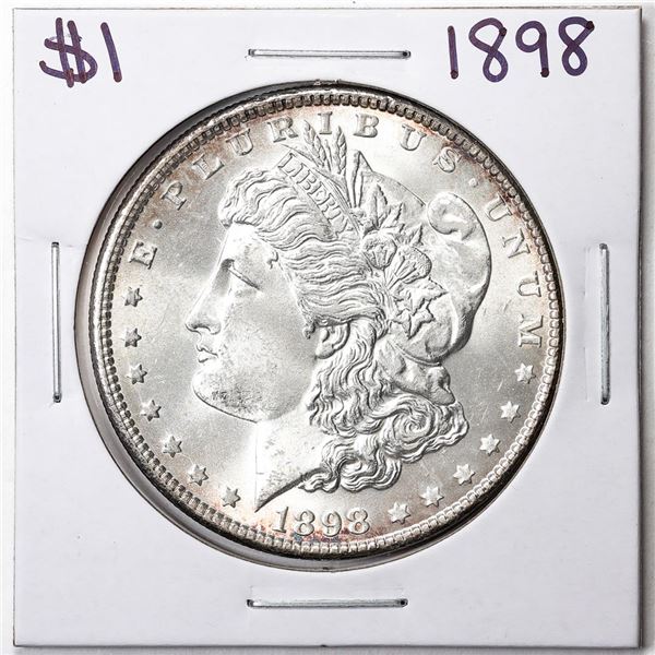 1898 $1 Morgan Silver Dollar Coin