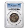 Image 1 : 1892 Columbian Exposition Commemorative Half Dollar Coin PCGS MS64+ Great Toning