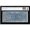 Image 2 : 1864 $10 Confederate States of America Note T-68 PCGS Uncirculated 62