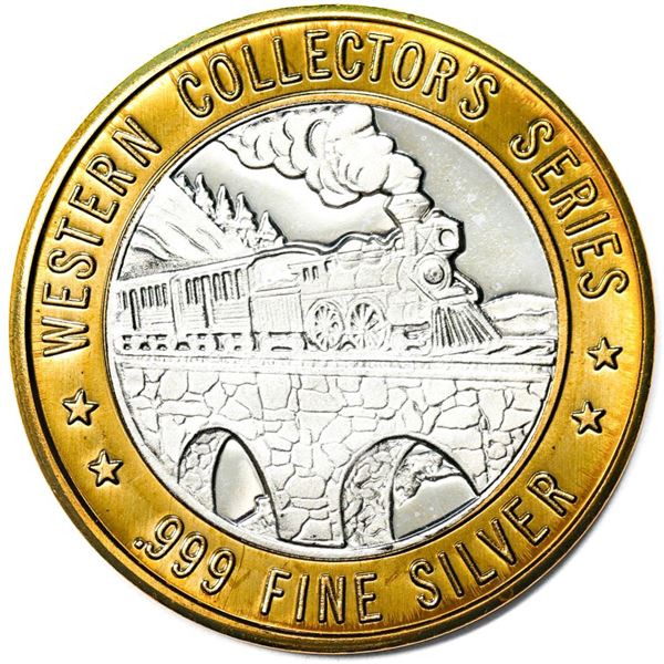.999 Fine Silver Sam's Town Casino Tunica, MS $10 Limited Edition Gaming Token