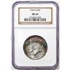 Image 1 : 1964-D Kennedy Half Dollar Coin NGC MS64 Amazing Toning