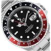 Image 1 : Rolex Mens Stainless Steel "Coke" GMT Master 2 Wristwatch With Rolex Box