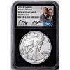 Image 1 : 2022-W $1 Proof American Silver Eagle Coin NGC PF70 Ultra Cameo Moy & Ryder Signed