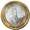 Image 2 : .999 Silver Four Queens Casino Hotel Las Vegas $10 Limited Edition Gaming Token