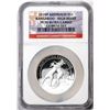 Image 1 : 2010 Australia $1 Proof Kangaroo High Relief Silver Coin NGC PF70 Ultra Cameo Cracked