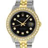 Image 1 : Rolex Mens Two Tone Diamond Datejust Wristwatch