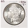 Image 1 : 1886-S $1 Morgan Silver Dollar Coin