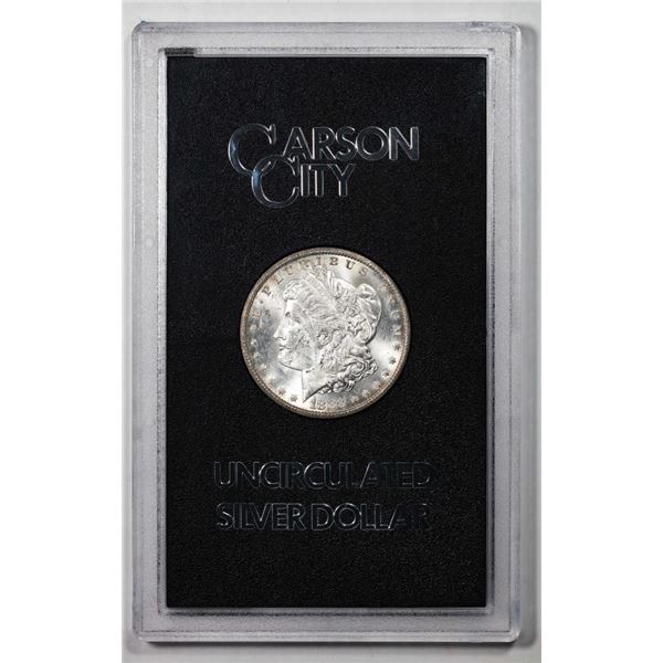 1884-CC $1 Morgan Silver Dollar Coin GSA Hoard Uncirculated w/Box & COA