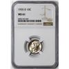 Image 1 : 1935-D Mercury Dime Coin NGC MS61