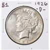 Image 1 : 1926-D $1 Peace Silver Dollar Coin