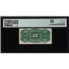 Image 2 : 1863 Fourth Issue 25 Cents Fractional Currency Note Fr.1301 PMG About Uncirculated 53