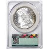Image 2 : 1885 $1 Morgan Silver Dollar Coin CAC MS63 Amazing Reverse Toning
