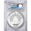 Image 2 : 2011 China 10 Yuan Silver Panda Coin PCGS MS70 First Strike