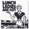 Image 1 : Todd Goldman "Lunch Ladies Are Hot" Original Acrylic on Canvas